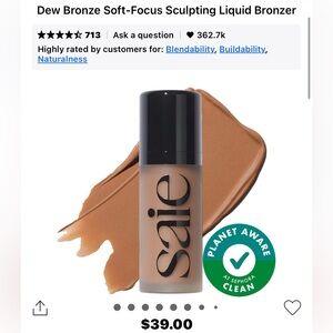 Super popular saie dew bronze liquid bronzer in shade Sand